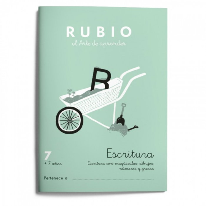 RUBIO Cuaderno A5 Escritura Nº 7 (+7 años) (Set de 10)