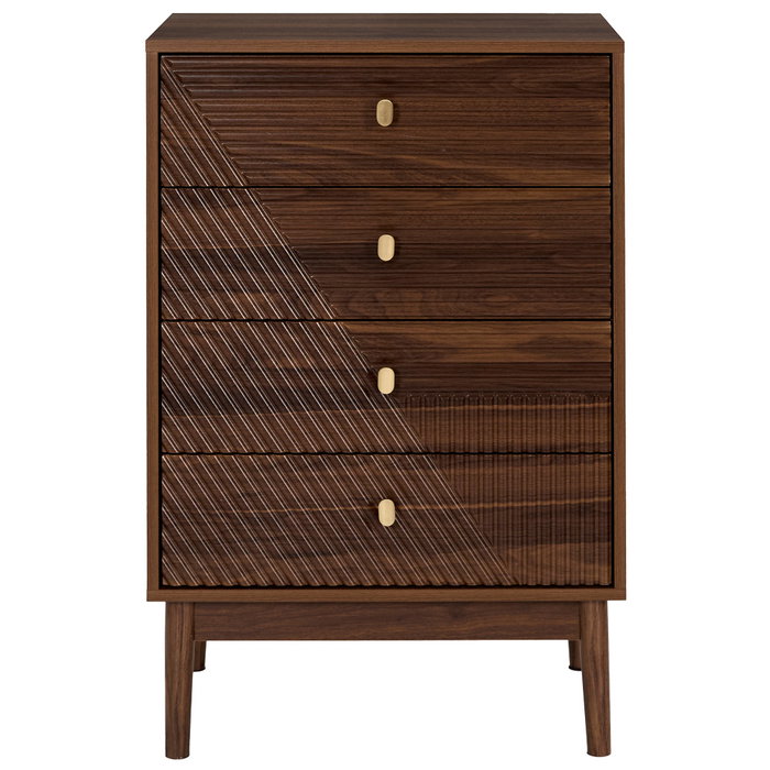 Home Deco Factory Cómoda 4 Cajones Tiffany Cocooning 60x40 cm h.90 cm