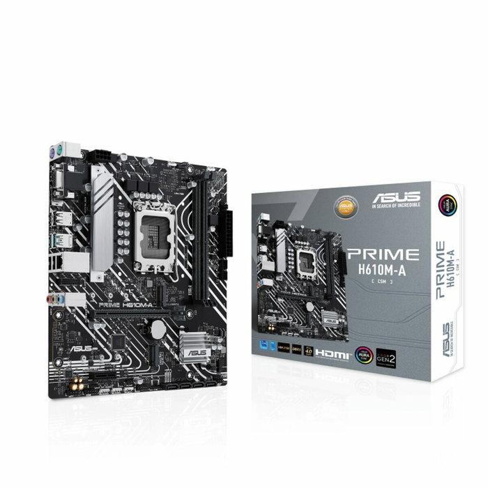 ASUS PRIME H610M-A-CSM Intel H610 LGA 1700 DDR5 Micro ATX