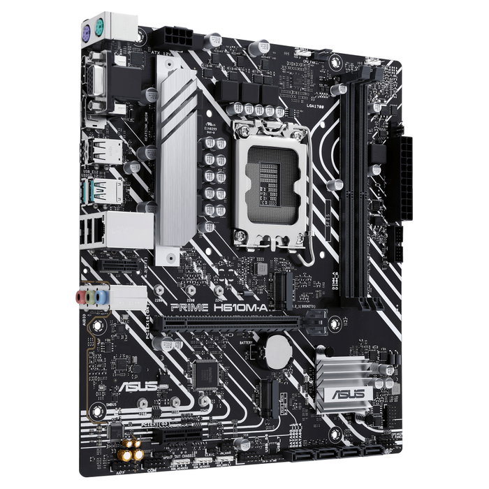 ASUS PRIME H610M-A-CSM Intel H610 LGA 1700 DDR5 Micro ATX