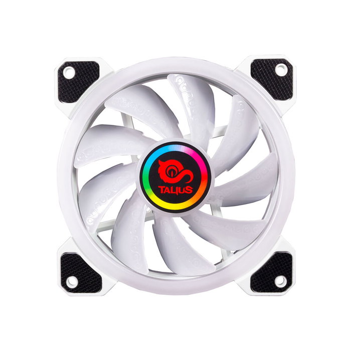 Talius Ventilador de Caja RGB Iris Spectrum 12cm Blanco Talius Ventilador de Caja RGB Iris Spectrum 12cm Blanco