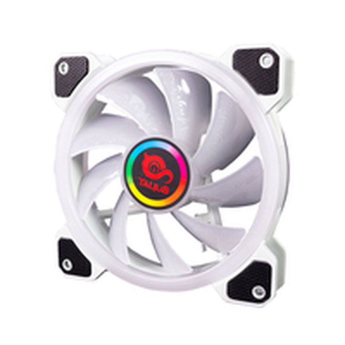 Talius Ventilador de Caja RGB Iris Spectrum 12cm Blanco Talius Ventilador de Caja RGB Iris Spectrum 12cm Blanco