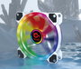 Talius Ventilador de Caja RGB Iris Spectrum 12cm Blanco