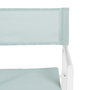 Silla Director Verde-Blanco 56 X 53 X 84 cm (Set de 2)