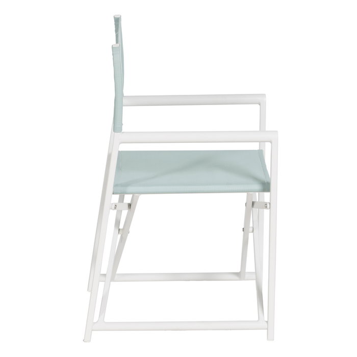 Silla Director Verde-Blanco 56 X 53 X 84 cm (Set de 2)