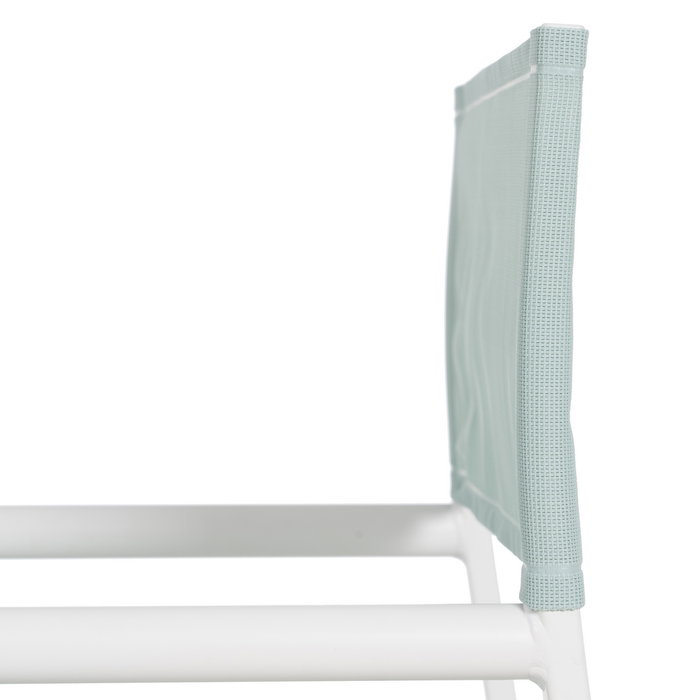 Silla Director Verde-Blanco 56 X 53 X 84 cm (Set de 2)