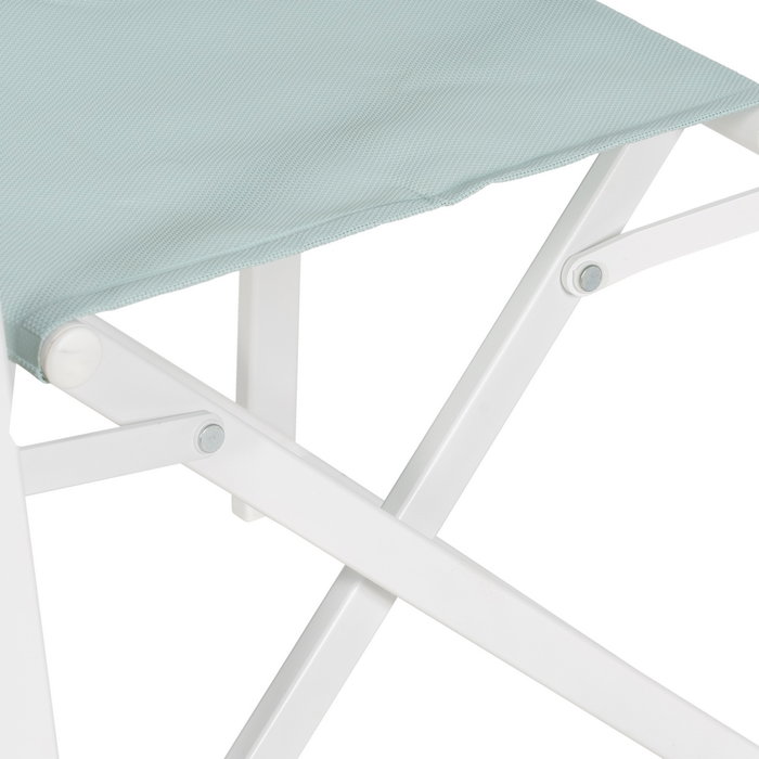 Silla Director Verde-Blanco 56 X 53 X 84 cm (Set de 2)