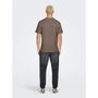 Camiseta de Manga Corta Hombre Only & Sons Onsdawson Reg Ss Vd Falcon Marrón claro 2-3 Años