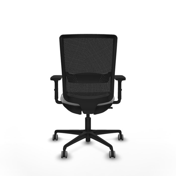 PIQUERAS Y CRESPO Silla de oficina Haches con mecanismo Sincro/Traslack Gris claro y Negro