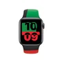 Apple MUQ63ZM/A Correa para Apple Watch 40 mm Deportiva Unity - Banda Fluoroelastómero Negro, Verde, Rojo Panafricana Tamaño M/L