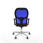 PIQUERAS Y CRESPO Silla de oficina Jorquera Naranja y Azul