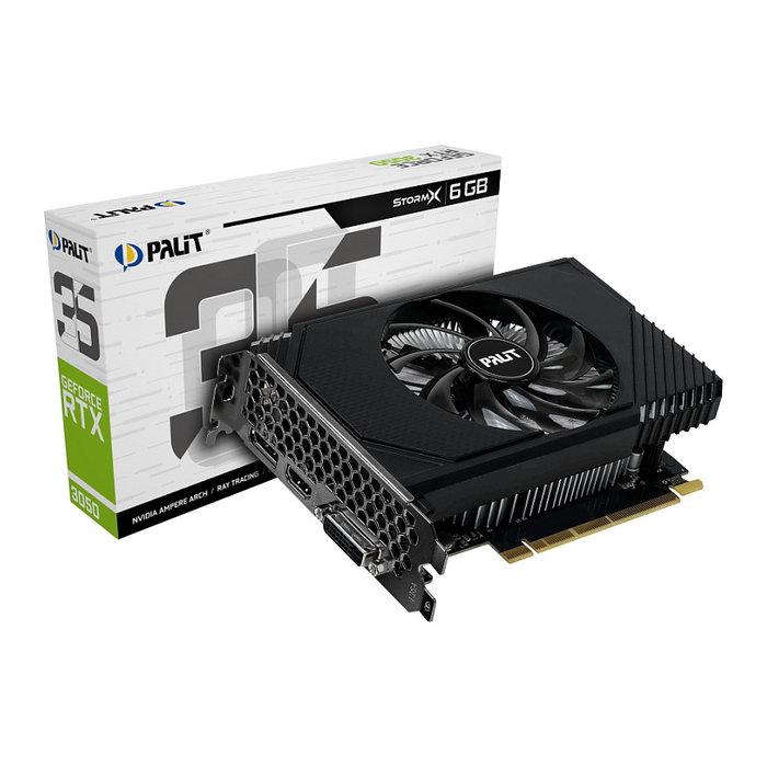 XpertVision Palit GeForce RTX 3050 StormX 6GB GDDR6 XpertVision Palit GeForce RTX 3050 StormX 6GB GDDR6