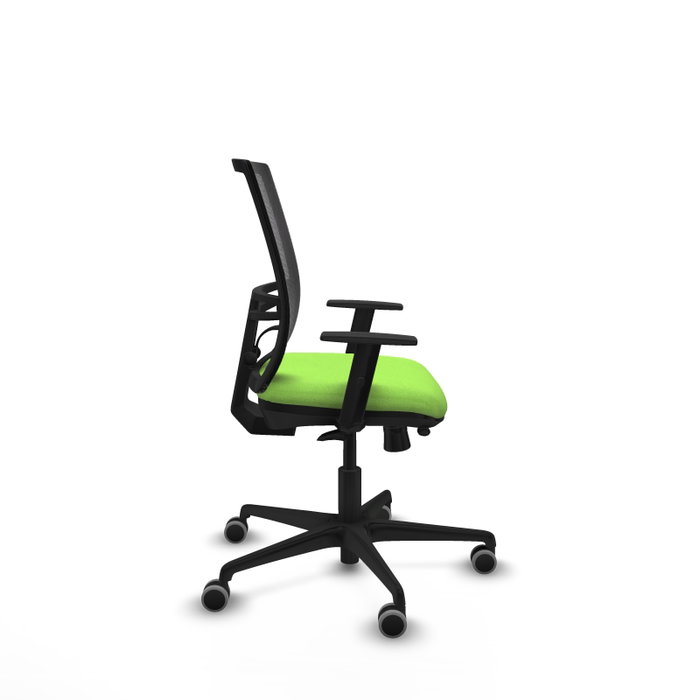 PIQUERAS Y CRESPO Silla de oficina Yunquera con mecanismo Sincro/Traslack, color Pistacho y Negro PIQUERAS Y CRESPO Silla de oficina Yunquera con mecanismo Sincro/Traslack, color Pistacho y Negro
