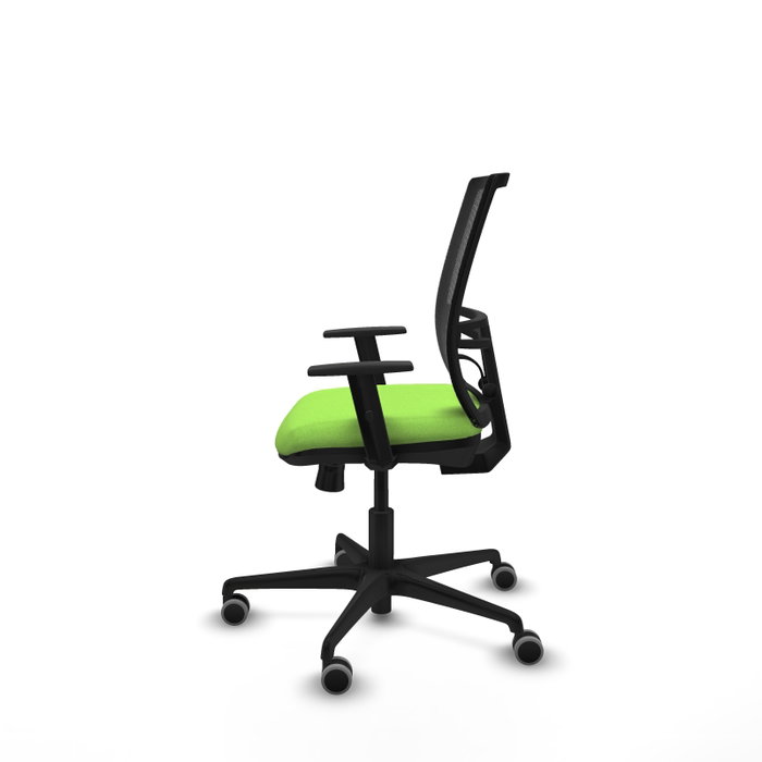 PIQUERAS Y CRESPO Silla de oficina Yunquera con mecanismo Sincro/Traslack, color Pistacho y Negro PIQUERAS Y CRESPO Silla de oficina Yunquera con mecanismo Sincro/Traslack, color Pistacho y Negro