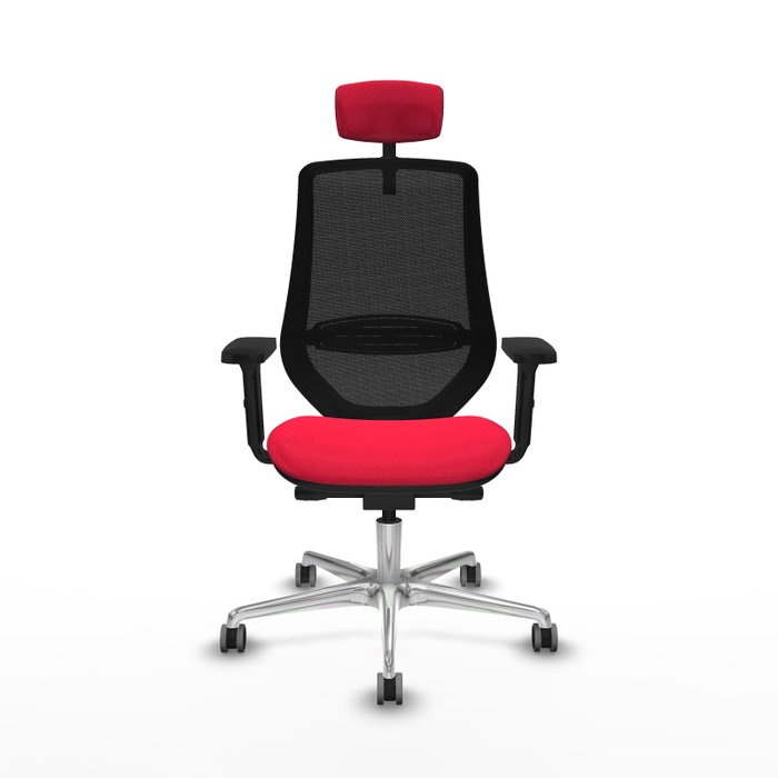 PIQUERAS Y CRESPO Silla de oficina Mardos con mecanismo Sincro/Traslack, Rojo y Negro PIQUERAS Y CRESPO Silla de oficina Mardos con mecanismo Sincro/Traslack, Rojo y Negro