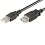 Ewent EC1011 Cable USB 2.0 de Extensión A Macho a A Hembra AWG28, 1 Metro (1m), Negro