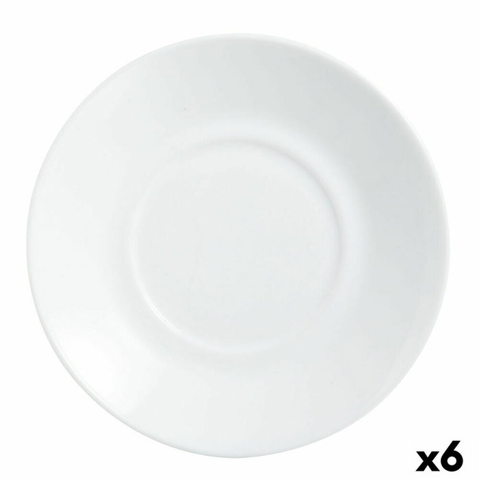 Luminarc Platillo Opal Apilable 14 cm, Blanco (6 Unidades) inevitable