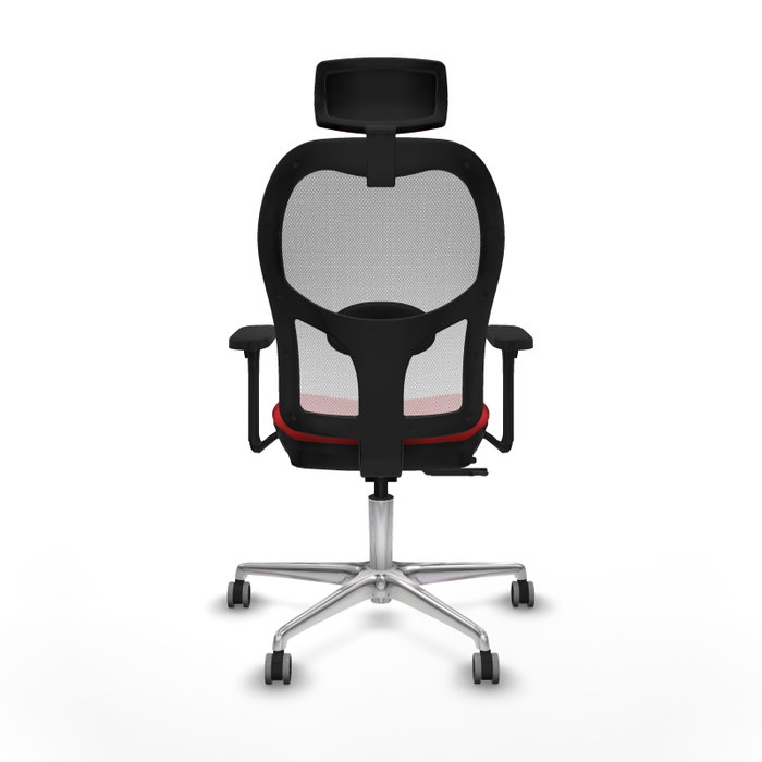 PIQUERAS Y CRESPO Silla de oficina Jorquera Sincro/Traslack Rojo y Blanco PIQUERAS Y CRESPO Silla de oficina Jorquera Sincro/Traslack Rojo y Blanco