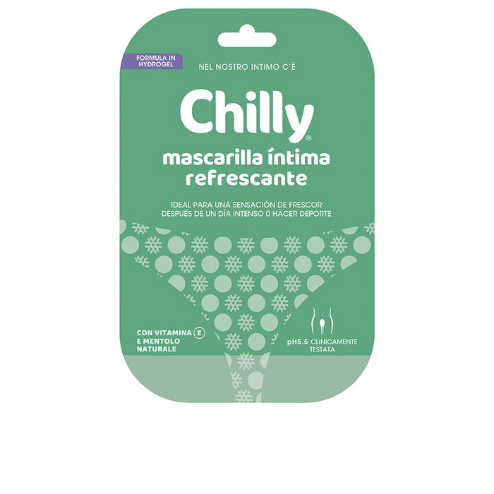 Chilly Mascarilla Íntima Refrescante Lì 1 u - Hidrogel Vulvar con Aloe, Centella y Manzanilla, Tratamiento Cosmético Wearable para Mujer, Monodosis Chilly Mascarilla Íntima Refrescante Lì 1 u - Hidrogel Vulvar con Aloe, Centella y Manzanilla, Tratamiento Cosmético Wearable para Mujer, Monodosis