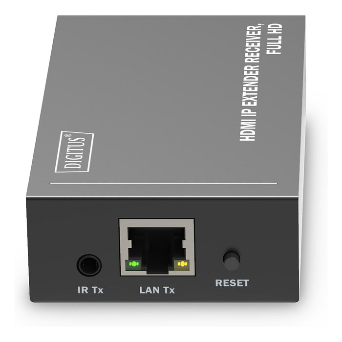 Digitus Extensor HDMI IP Receptor Full HD 1920 x 1080 Pixeles 120 m Negro