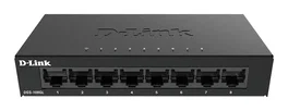 D-Link DGS-108GL Switch No administrado Gigabit Ethernet (10/100/1000) Negro