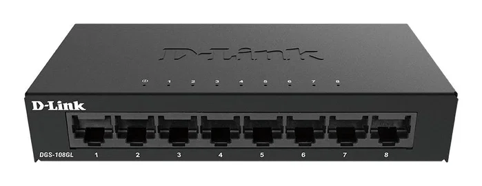 D-Link DGS-108GL Switch No administrado Gigabit Ethernet (10/100/1000) Negro D-Link DGS-108GL Switch No administrado Gigabit Ethernet (10/100/1000) Negro