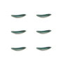 Summa Moon Turquoise Plato Oval 21x12x3 cm (Set de 6) manera de presentar su vajilla