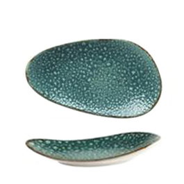 Summa Moon Turquoise Plato Oval 21x12x3 cm (Set de 6) manera de presentar su vajilla