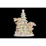 DKD Home Decor Figura Navidad Árbol Resina LED (2 Unidades)