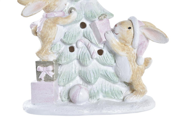 DKD Home Decor Figura Navidad Árbol Resina LED (2 Unidades) DKD Home Decor Figura Navidad Árbol Resina LED (2 Unidades)