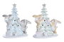 DKD Home Decor Figura Navidad Árbol Resina LED (2 Unidades)