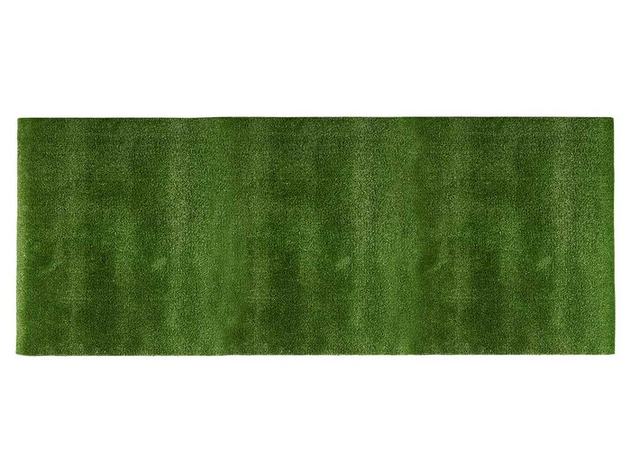 Ibergarden Moqueta de Jardín en Rollo, 7 mm de Grosor, 1 x 3 m, Plástico, Color Verde (Set de 12)