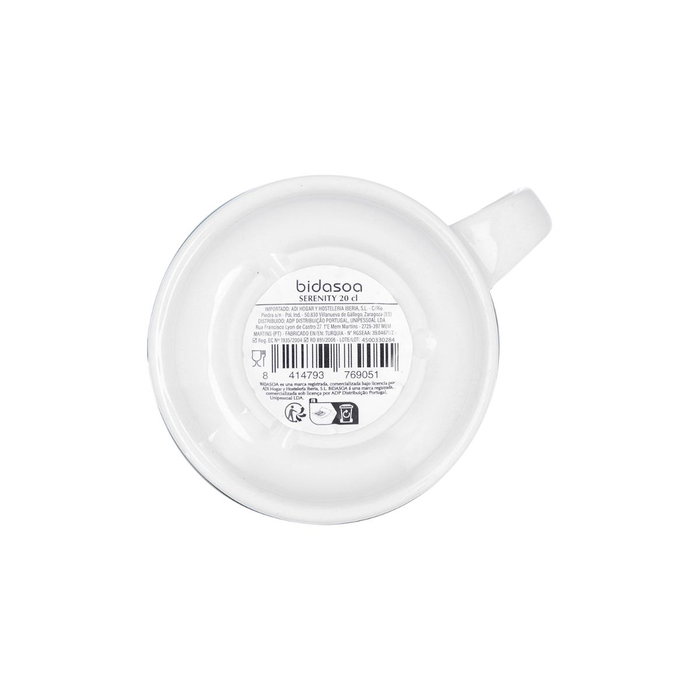 Taza Porcelana Serenity Hydrozero Bidasoa 20 cL (6 Unidades)