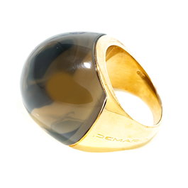 Demaria Anillo de Plata de Ley Rosa Tamaño 10