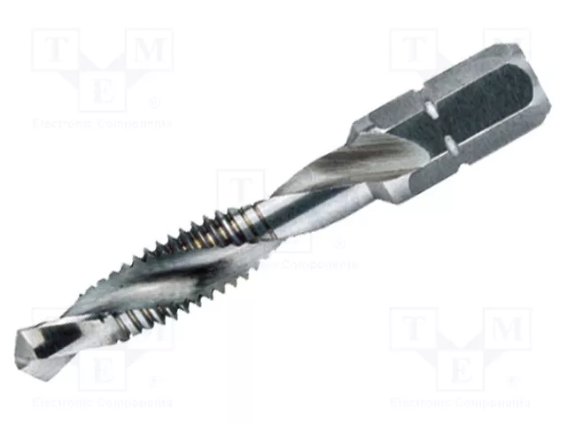 WIHA Macho de roscar métrico M8 de 51 mm WIHA Macho de roscar métrico M8 de 51 mm