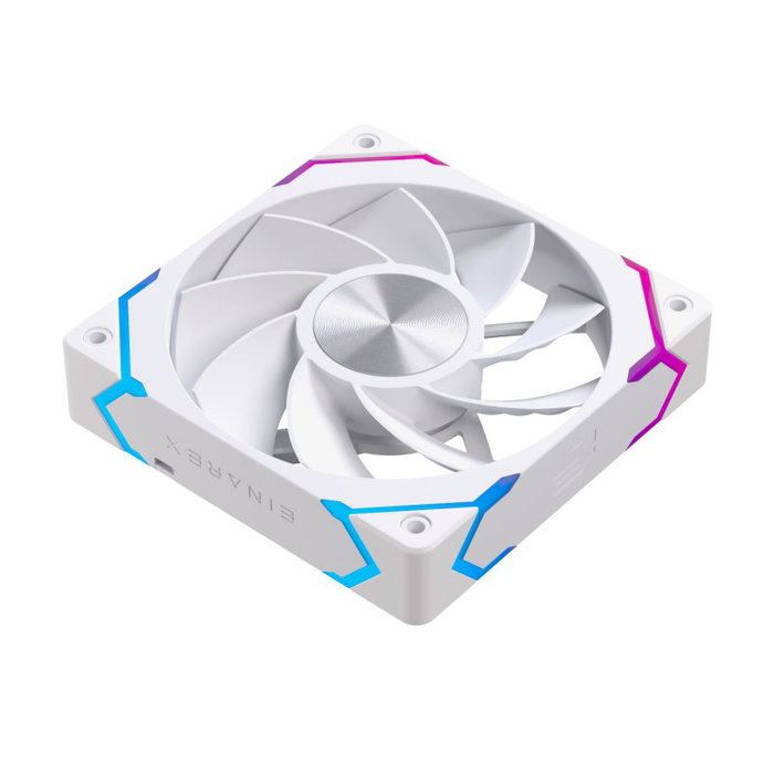 Einarex EX12Ci ARGB Ventilador PC Blanco 120mm Invertido EXFN-12CS21-W Einarex EX12Ci ARGB Ventilador PC Blanco 120mm Invertido EXFN-12CS21-W