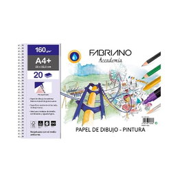 Fabriano Bloc Accademia de Dibujo y Pintura A4+ 160g 20h
