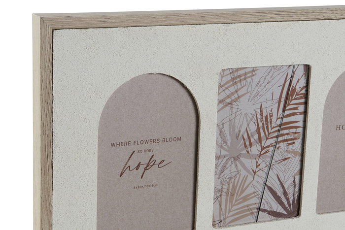 DKD Home Decor Marco Multifoto Scandi Beige 60 x 34 x 3 cm Capacidad 5 Fotos DKD Home Decor Marco Multifoto Scandi Beige 60 x 34 x 3 cm Capacidad 5 Fotos