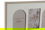 DKD Home Decor Marco Multifoto Scandi Beige 60 x 34 x 3 cm Capacidad 5 Fotos