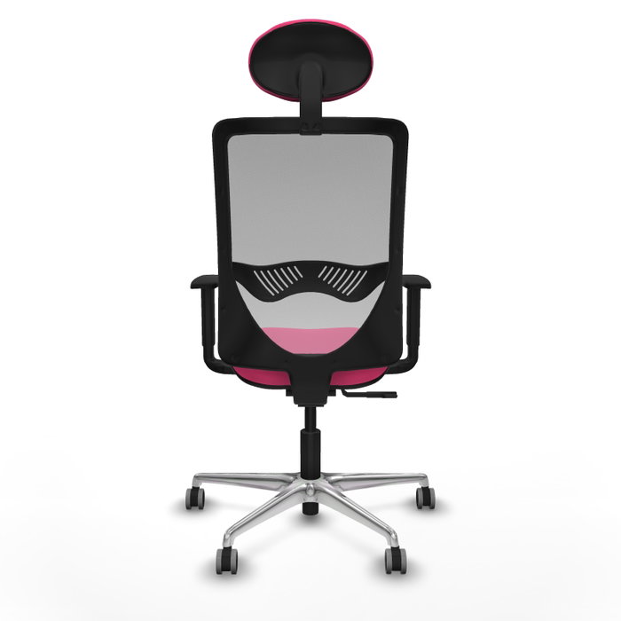 PIQUERAS Y CRESPO Silla de oficina Zulema Rosa y Gris PIQUERAS Y CRESPO Silla de oficina Zulema Rosa y Gris