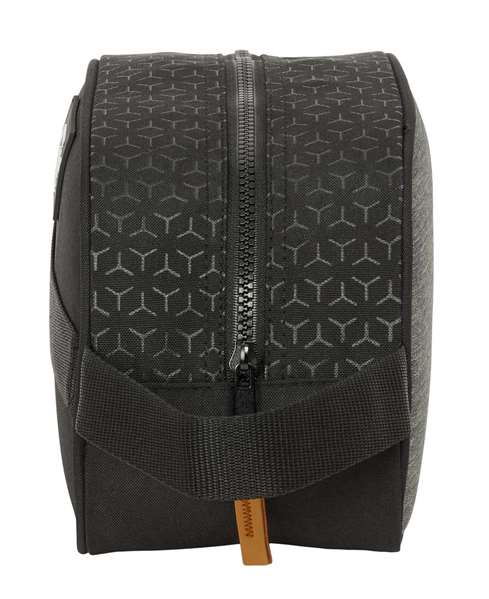 Neceser de Viaje BlackFit8 Old school Negro Gris Reciclable 26 x 15 x 12 cm