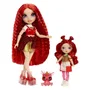 Rainbow High Muñeca Rainbow High Littles Rainbow Fantasy Fairies - Manzana (Roja) LIT35051543381