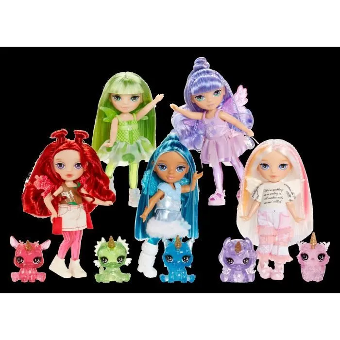 Rainbow High Muñeca Rainbow High Littles Rainbow Fantasy Fairies - Manzana (Roja) LIT35051543381