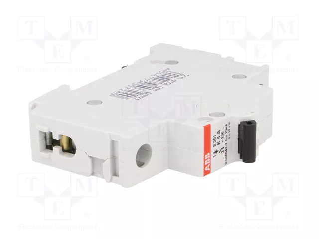 ABB S200 Interruptor magnetotérmico 1 polo 4A 6kA ABB S200 Interruptor magnetotérmico 1 polo 4A 6kA