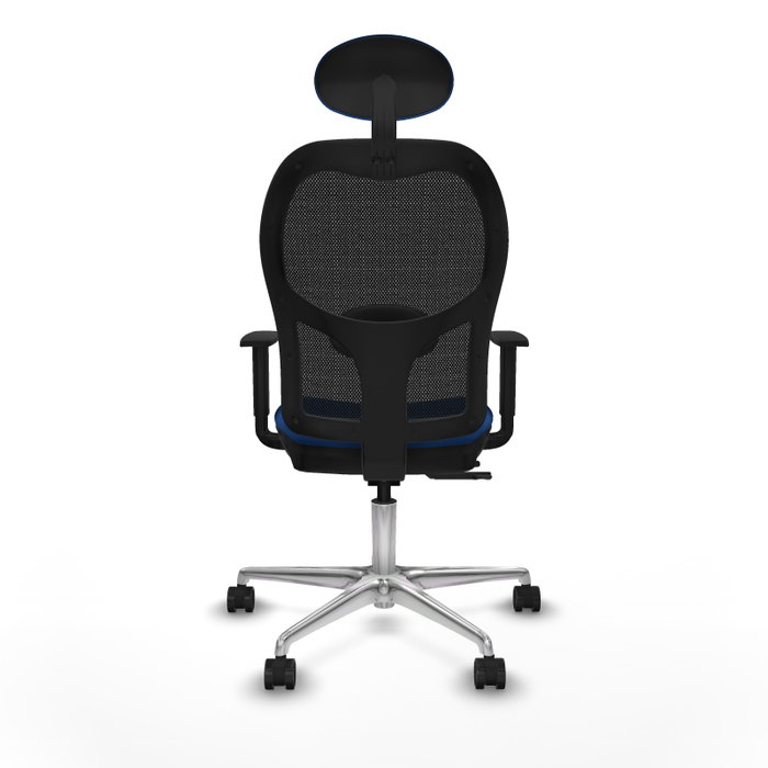 PIQUERAS Y CRESPO Silla de oficina Jorquera Azul y Negro con mecanismo Sincro/Traslack PIQUERAS Y CRESPO Silla de oficina Jorquera Azul y Negro con mecanismo Sincro/Traslack