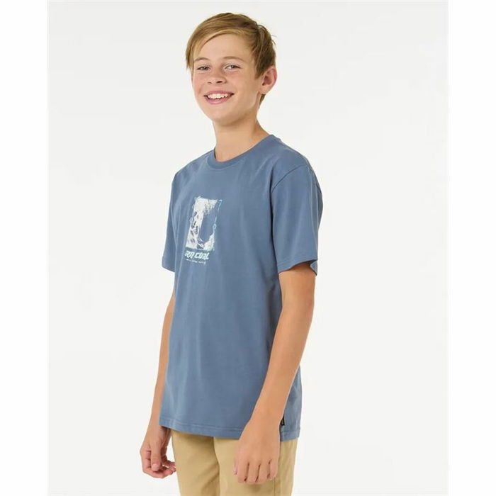Camiseta de Manga Corta Infantil Rip Curl Raw Energy Frame Tee