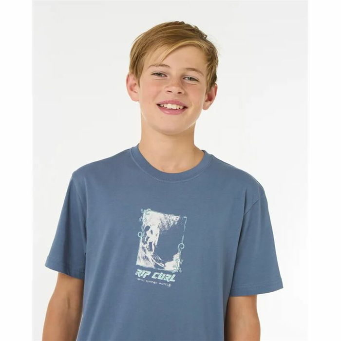 Camiseta de Manga Corta Infantil Rip Curl Raw Energy Frame Tee