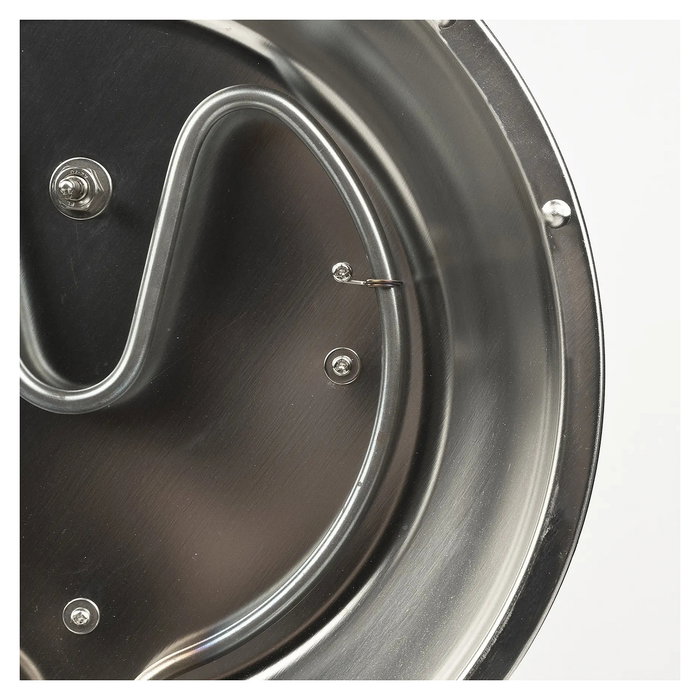 Ferrari Horno de Pizza con Piedra, 28 cm, 420 °C, 1200 W, Negro y Plata - Modelo G10199