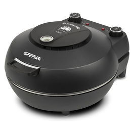 Ferrari Horno de Pizza con Piedra, 28 cm, 420 °C, 1200 W, Negro y Plata - Modelo G10199