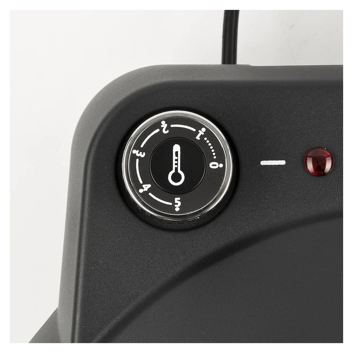 Ferrari Horno de Pizza con Piedra, 28 cm, 420 °C, 1200 W, Negro y Plata - Modelo G10199